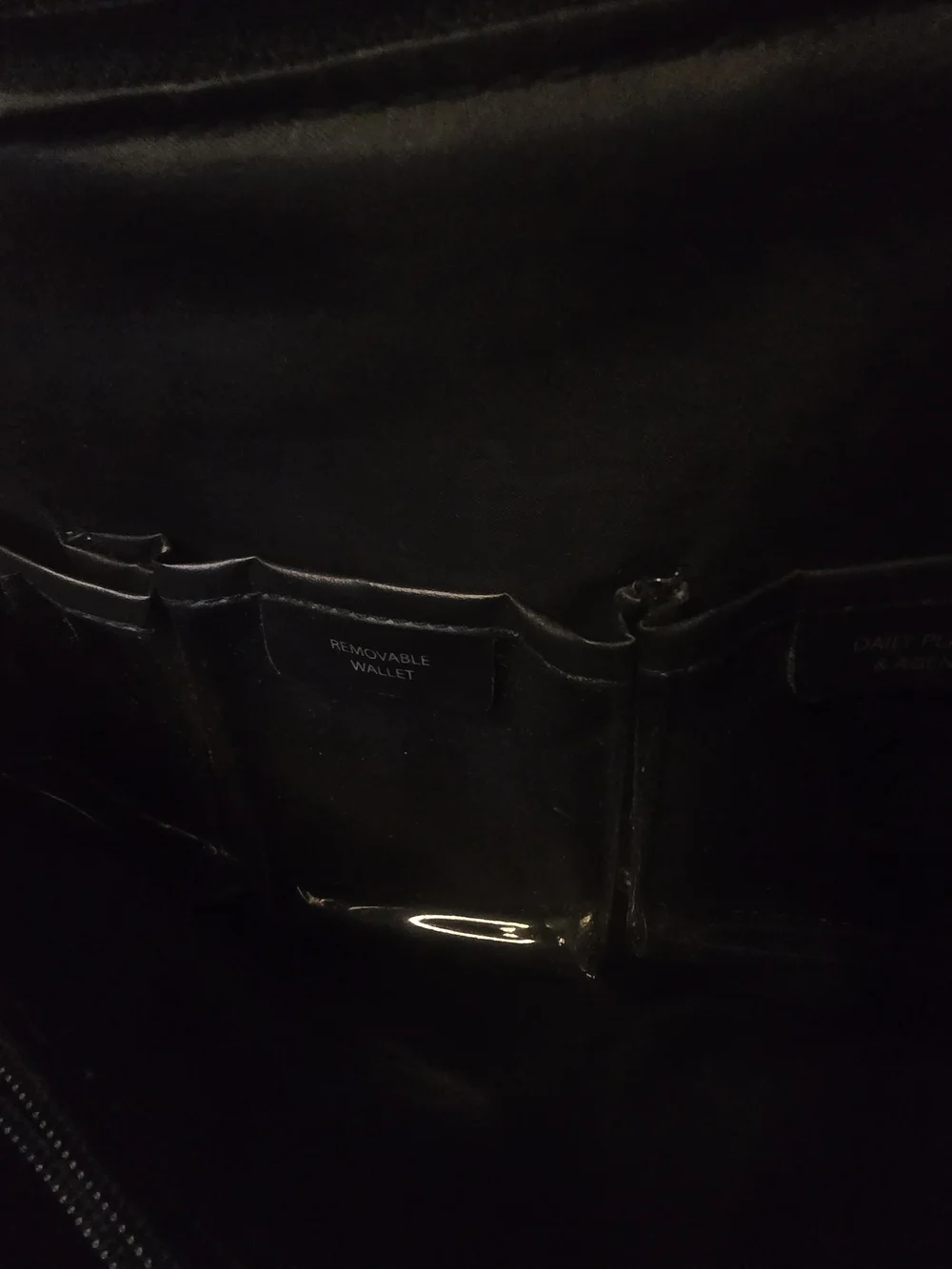 ​Multi-Pocket Black Nylon Organizer Briefcase Messenger Crossbody Bag